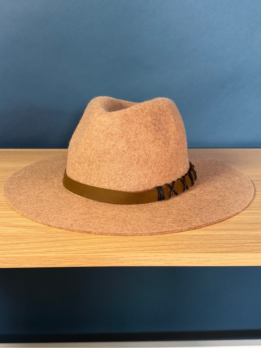 pistil Soho Wide Brim Hat in Camel/Tan